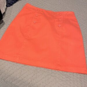 Loft faux sailor skirt with side zipper, NWOT